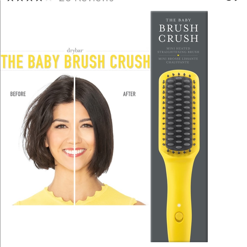 The Baby Brush Crush Mini Heated Straightening Bru - Picture 2 of 7